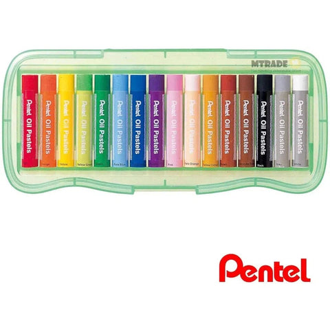 Pentel Ghtp Large Oil Pastels Colors Assorted - Set Of 12 ColorWaves