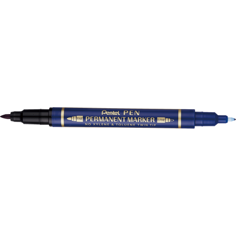Pentel N75W Permanent Marker Twin Tip ColorWaves