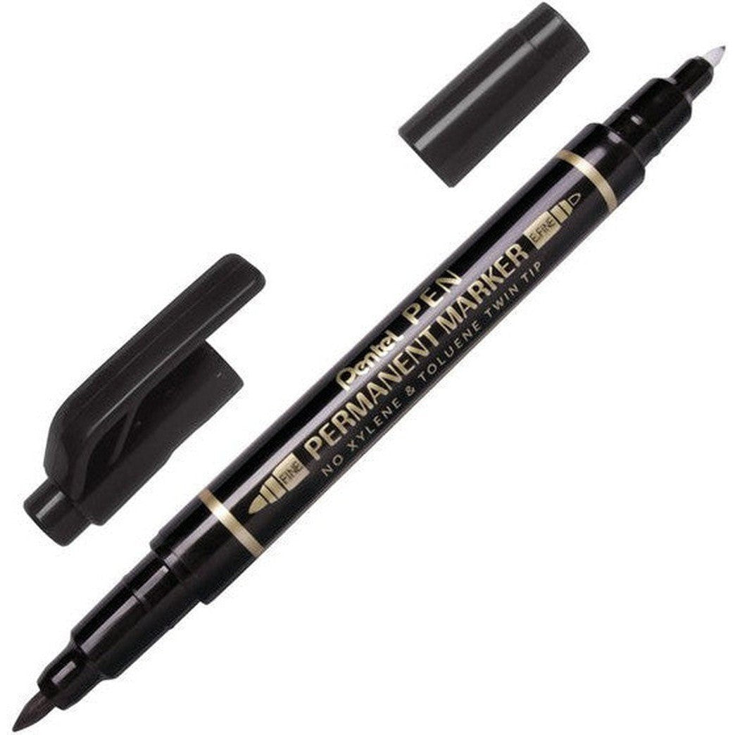 Pentel N75W Permanent Marker Twin Tip ColorWaves