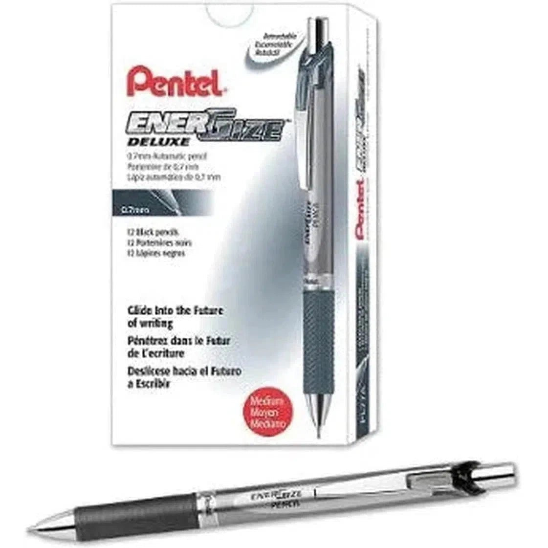 Pentel Pl77P Energize Mechanical Pencil - 0.7Mm (Pack Of 12) ColorWaves