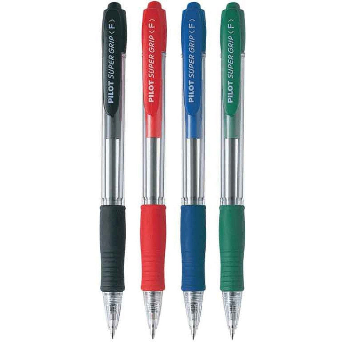 Pilot Super Grip Ball Pen Bpgp-10R-S4 12Pc/Pkt ColorWaves