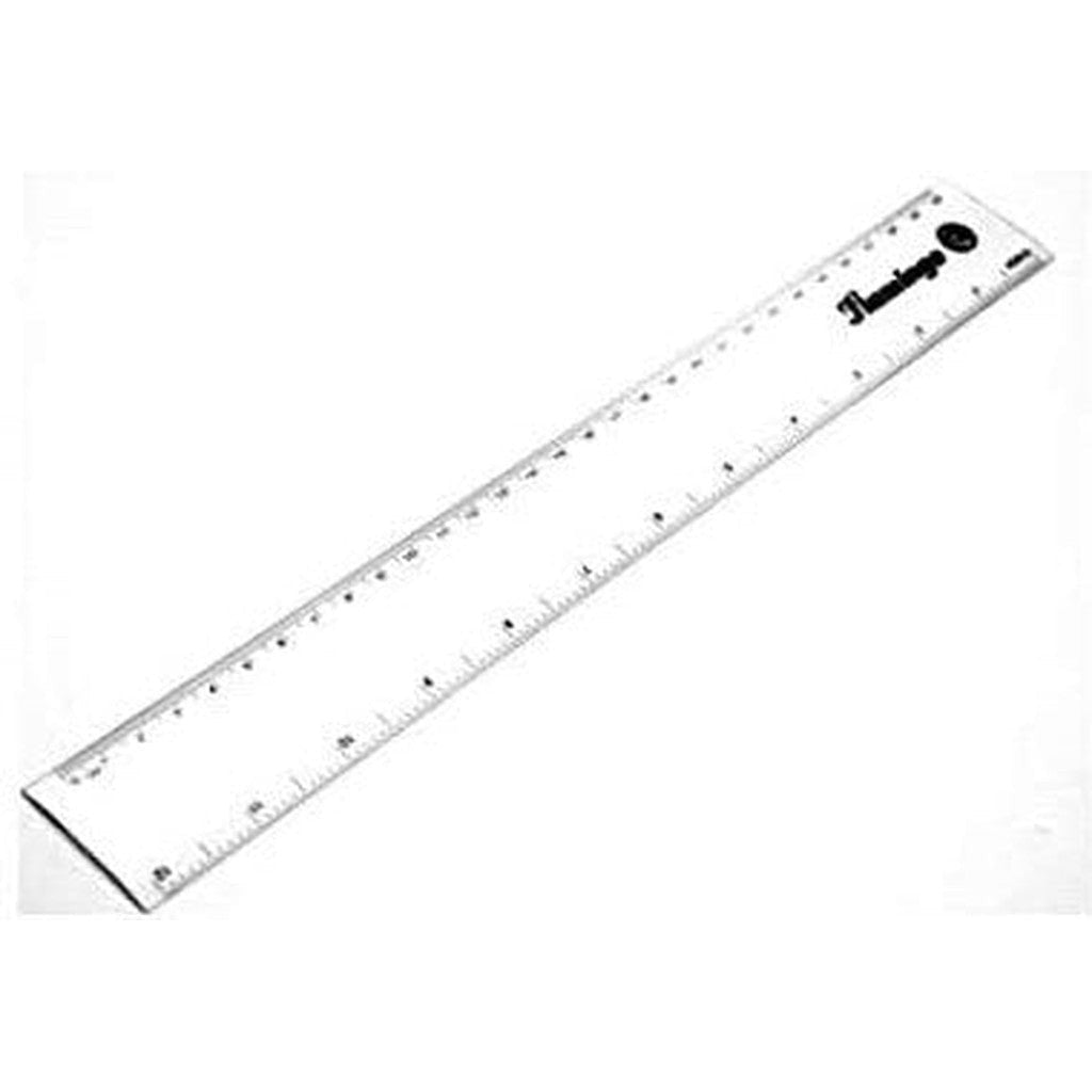 Plastic 30Cm Ruler/Scale ColorWaves
