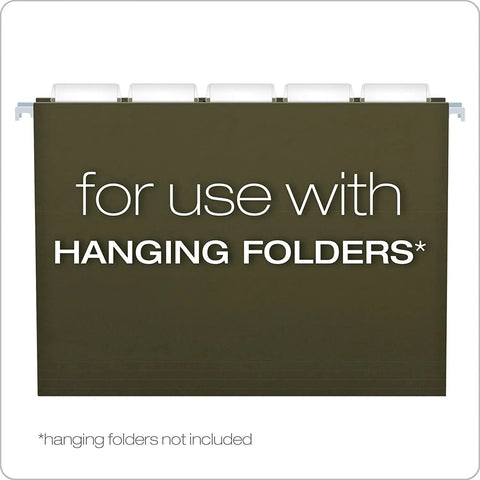 Plastic Tabs Hanging Folder Tabs ColorWaves