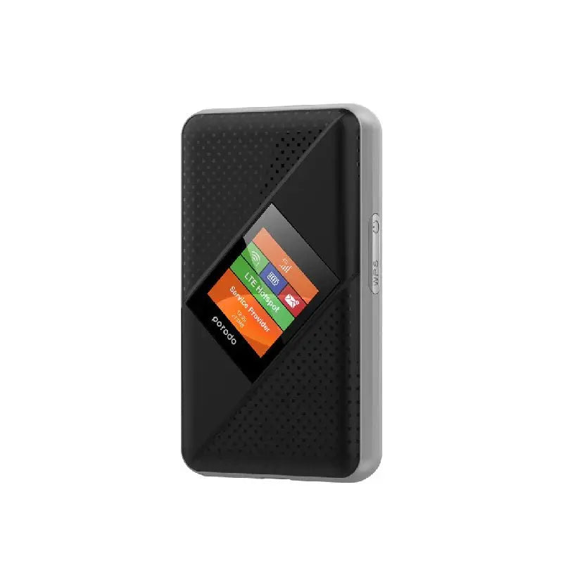 Porodo portable WiFi Router - 3G / 4G / 3000mAh / Black ColorWaves