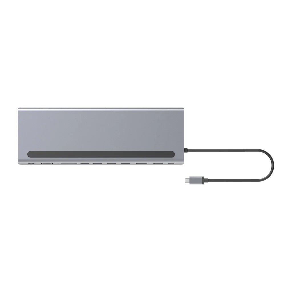 Powerology 11 In 1 Multi-Display USB-C Hub And Laptop Stand ColorWaves