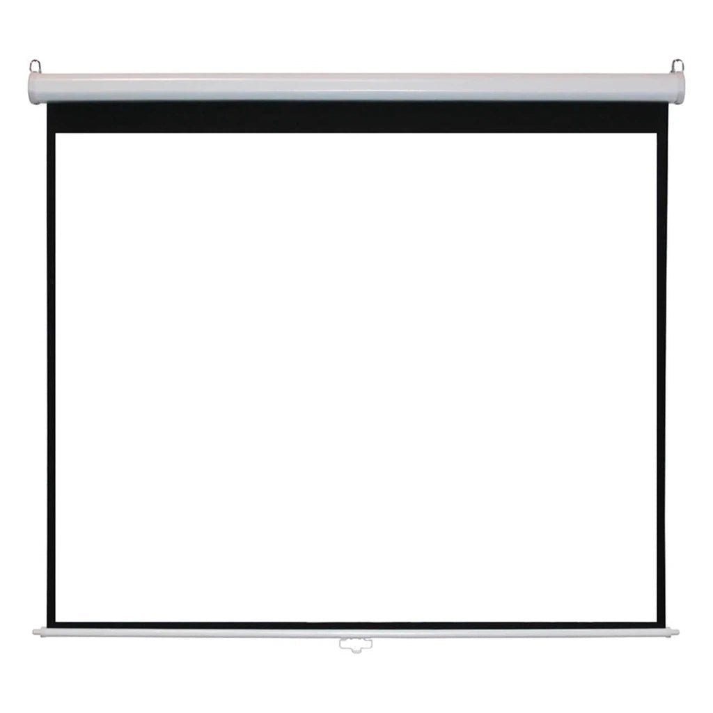 Projector Screen Manual Matte White 0.42 mm 100"× 100" - 254x254 cm ColorWaves
