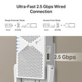 TP-Link RE405BE BE6500 Dual-Band WiFi 7 Range Extender, 2.5GE TP-Link