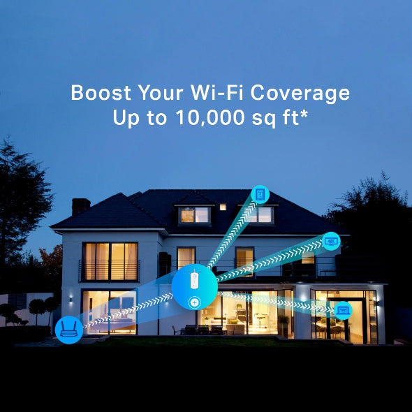 Tplink Re450 Ac1750 Wifi Range Extender, Dual Band ColorWaves