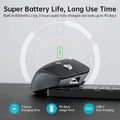 Rapoo MT760L Multi Mode Wireless Mouse - 2.4 GHz / 4000 DPI / Bluetooth - Light Black ColorWaves