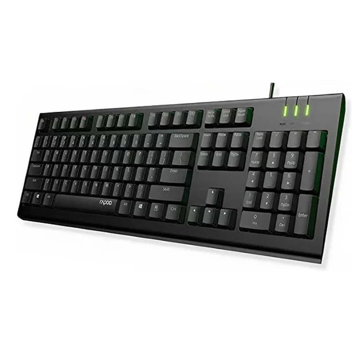 Rapoo NK1900 Wired Keyboard AR - Black ColorWaves