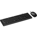 Rapoo X130Pro Wired Optical Mouse & Keyboard Combo AR - Black ColorWaves