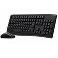 Rapoo X1800Pro Wireless Optical Mouse & Keyboard AR - Black ColorWaves