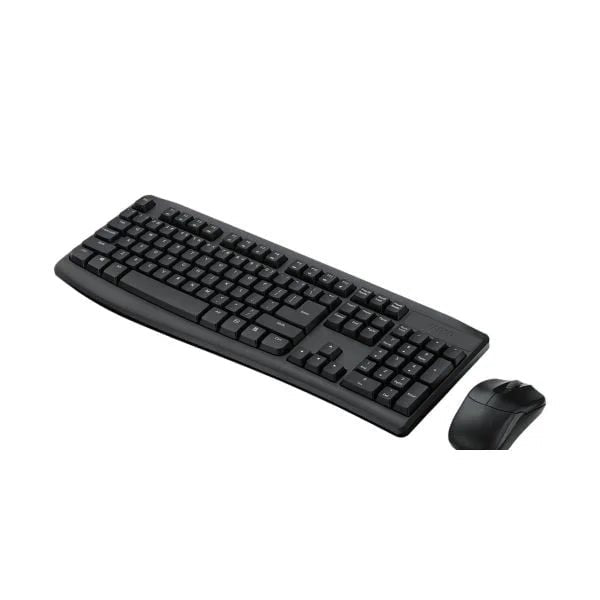 Rapoo X1800Pro Wireless Optical Mouse & Keyboard AR - Black ColorWaves