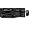 Rapoo X1800Pro Wireless Optical Mouse & Keyboard AR - Black ColorWaves