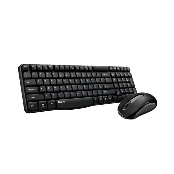 Rapoo X1800S Wireless Multimedia Keyboard & Optical Mouse AR - Black ColorWaves