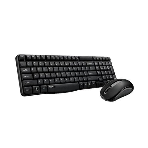 Rapoo X1800S Wireless Multimedia Keyboard & Optical Mouse AR - Black ColorWaves