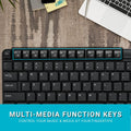 Rapoo X1800S Wireless Multimedia Keyboard & Optical Mouse AR - Black ColorWaves
