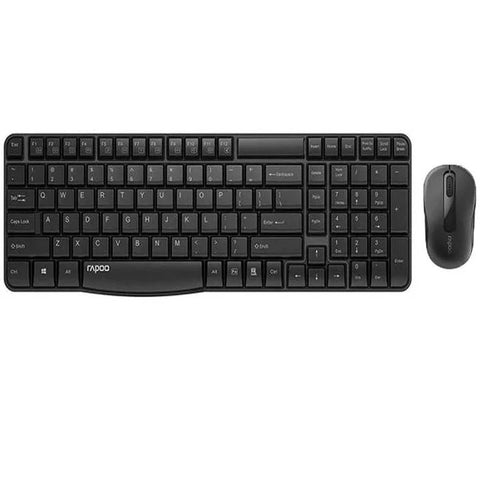 Rapoo X1800S Wireless Multimedia Keyboard & Optical Mouse AR - Black ColorWaves