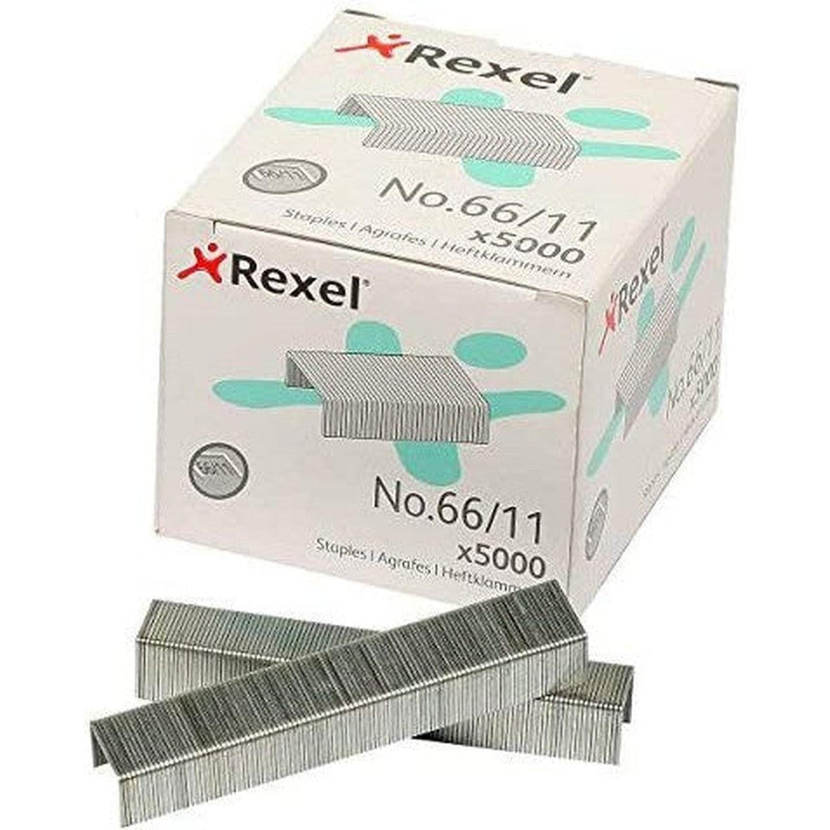 Rexel No.66/11 Mm Heavy Duty Staples ColorWaves