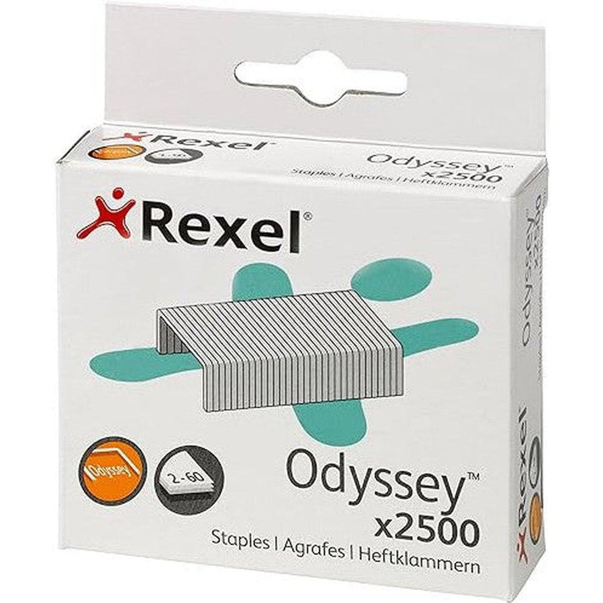 Rexel Odyssey Heavy Duty Staples Box Of 2500 ColorWaves