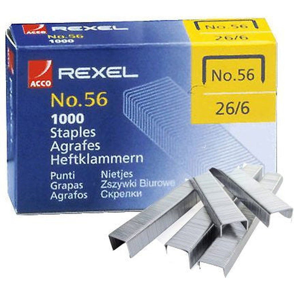 Rexel – Staples No.56 26/6 ColorWaves