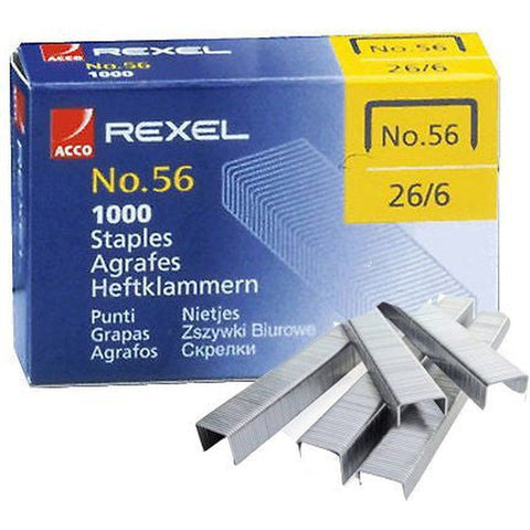 Rexel – Staples No.56 26/6 ColorWaves