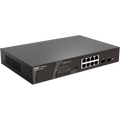 Reyee 8-Port 10/100/1000Mbps Unmanaged Poe + 2 Sfp Ports Switch Rg-Es110Gds-P Ruijie