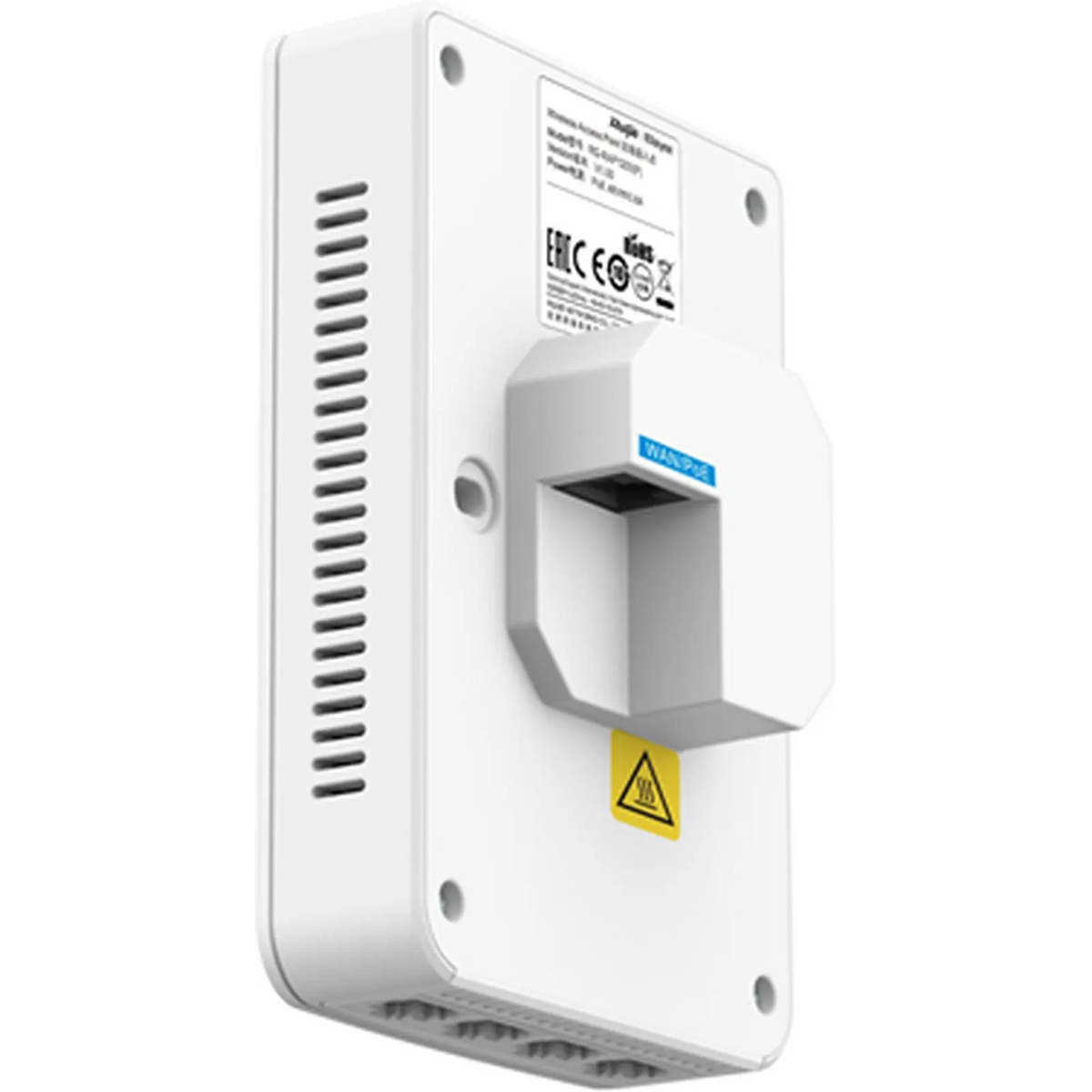 Reyee Wi-Fi 5 1267Mbps Wall-Mounted Access Point, Rg-Rap1200(P) Ruijie