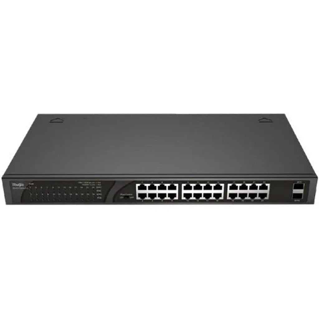 Ruijie Rg-Es126G-Lp-L Unmanaged Gigabit Poe Switch 24 Port ,2 Sfp Poe 180W Ruijie