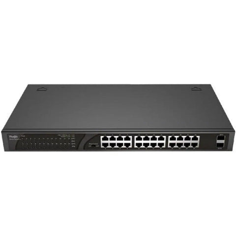 Ruijie Rg-Es126G-Lp-L Unmanaged Gigabit Poe Switch 24 Port ,2 Sfp Poe 180W Ruijie