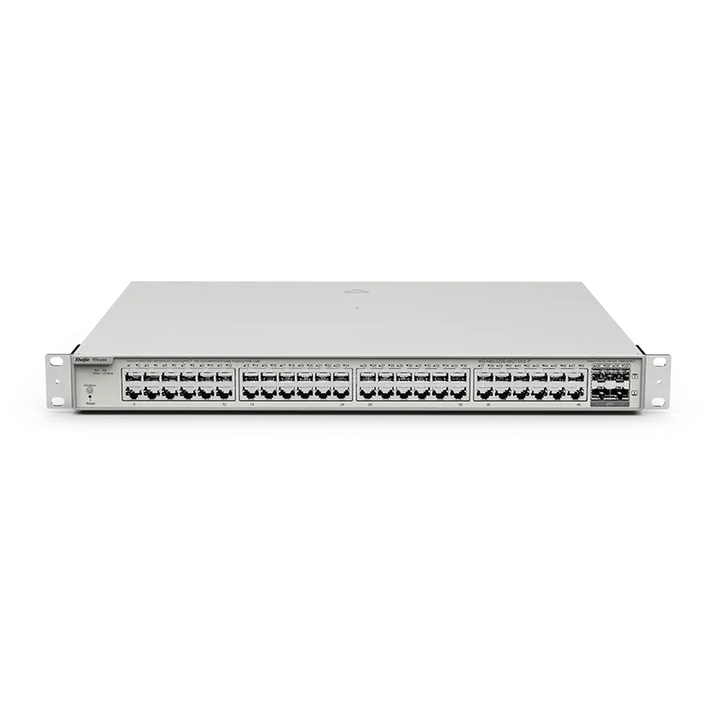 Ruijie Rg-Nbs3200-48Gt4Xs-P 48 10/100/1000Base-T Ports (Support Poe And Poe+), 4 Sfp+ 10Gbase-X Ports Ruijie