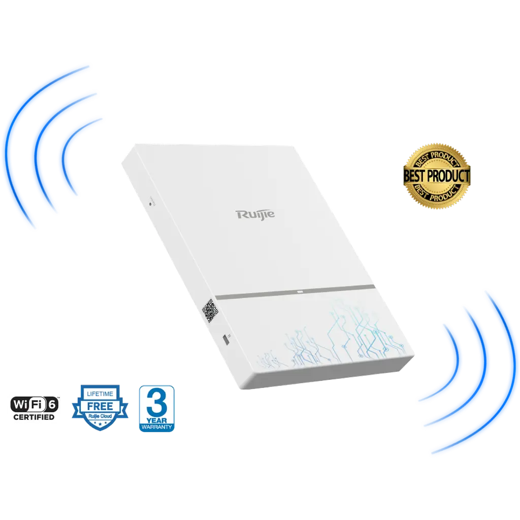 Ruijie Wi-Fi 6 (802.11Ax) Indoor Wireless Access Point Rg-Ap820-L Ruijie