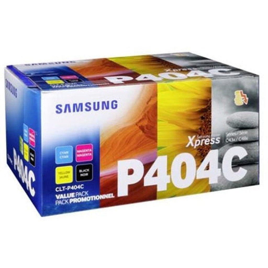 Samsung Clt-P404C 4-Pack Black/Cyan/Magenta/Yellow Toner Cartridges Samsung