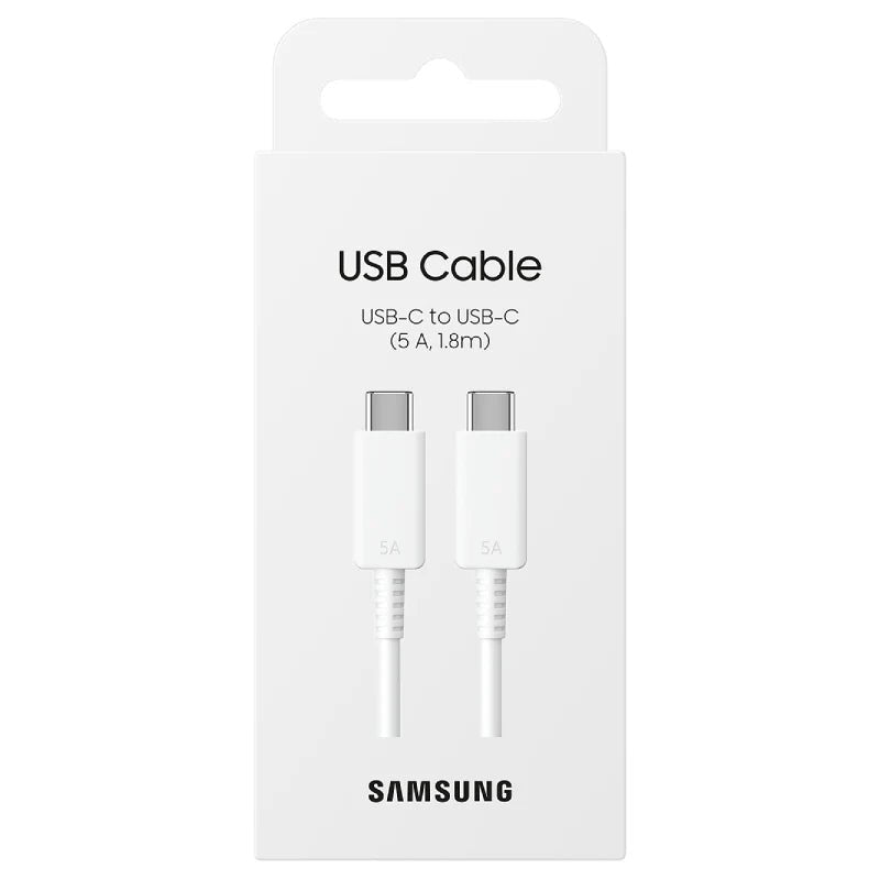Samsung USB-C to USB-C Cable - 1.8 M / 5A / White Samsung