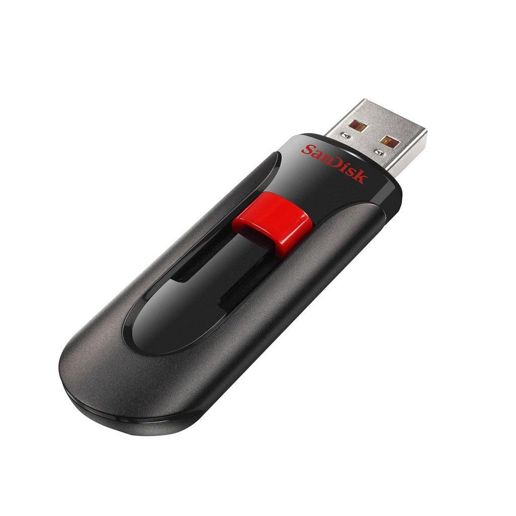 SanDisk Cruzer Glide 3.0 USB Flash Drive, Black with red Slider Sandisk