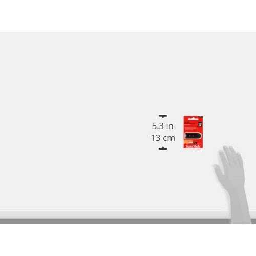 SanDisk Cruzer Glide 3.0 USB Flash Drive, Black with red Slider Sandisk
