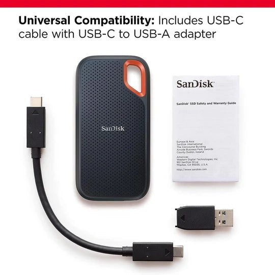 SanDisk Extreme 4TB Portable SSD - Up to 1050MB/s, USB-C, USB 3.2 Gen Sandisk