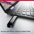 SanDisk Extreme Go Flash Drive - 64GB / Up to 100 MB/s / USB 3.2 / Black Sandisk