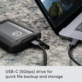 SanDisk Professional 2TB G-DRIVE ArmorATD - Rugged, Durable Portable External Hard Drive HDD, USB-C, USB 3.2 Gen 1 Sandisk
