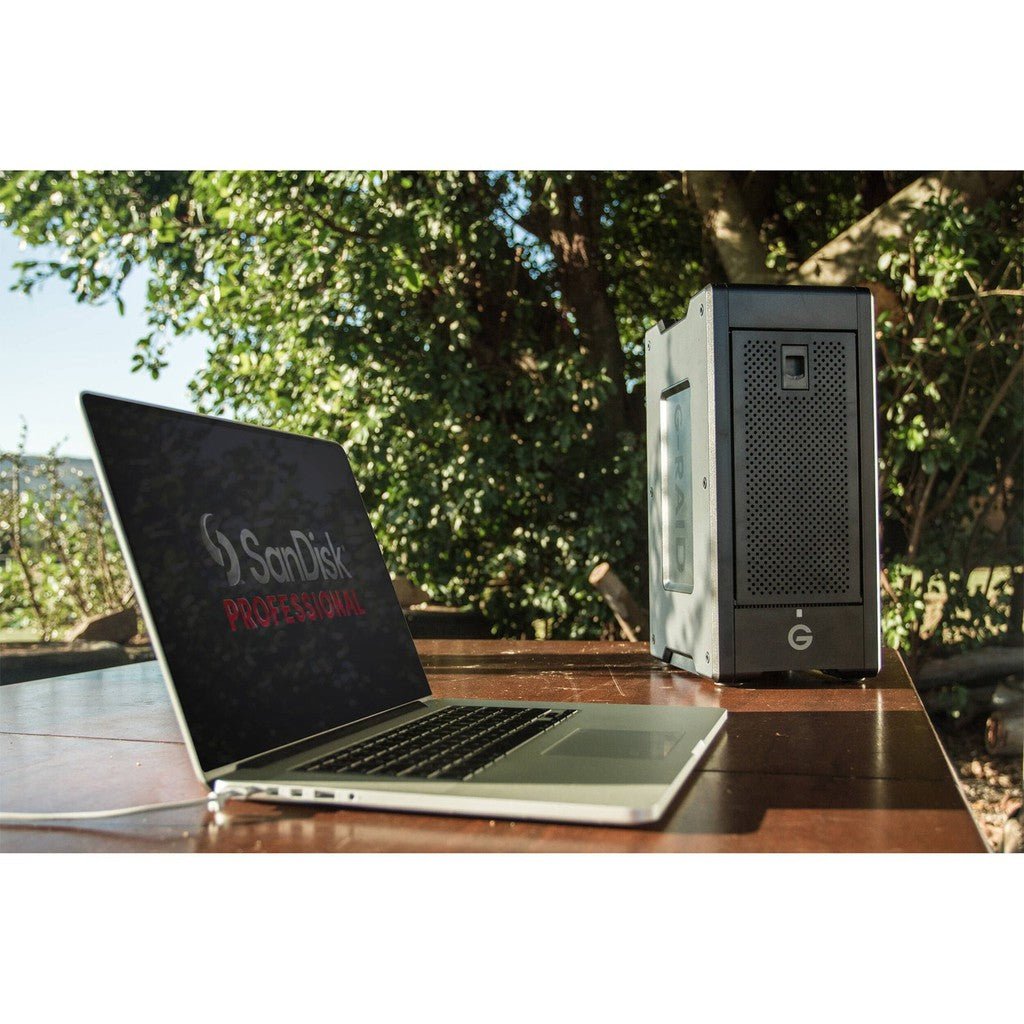 SanDisk Professional G-Raid Shuttle 8 144TB Up to 1900MB/s Read, 2000MB/s Write, Thunderbolt 3 (40Gbps), USB-C (10Gbps), UltraStar Hard Drive Sandisk