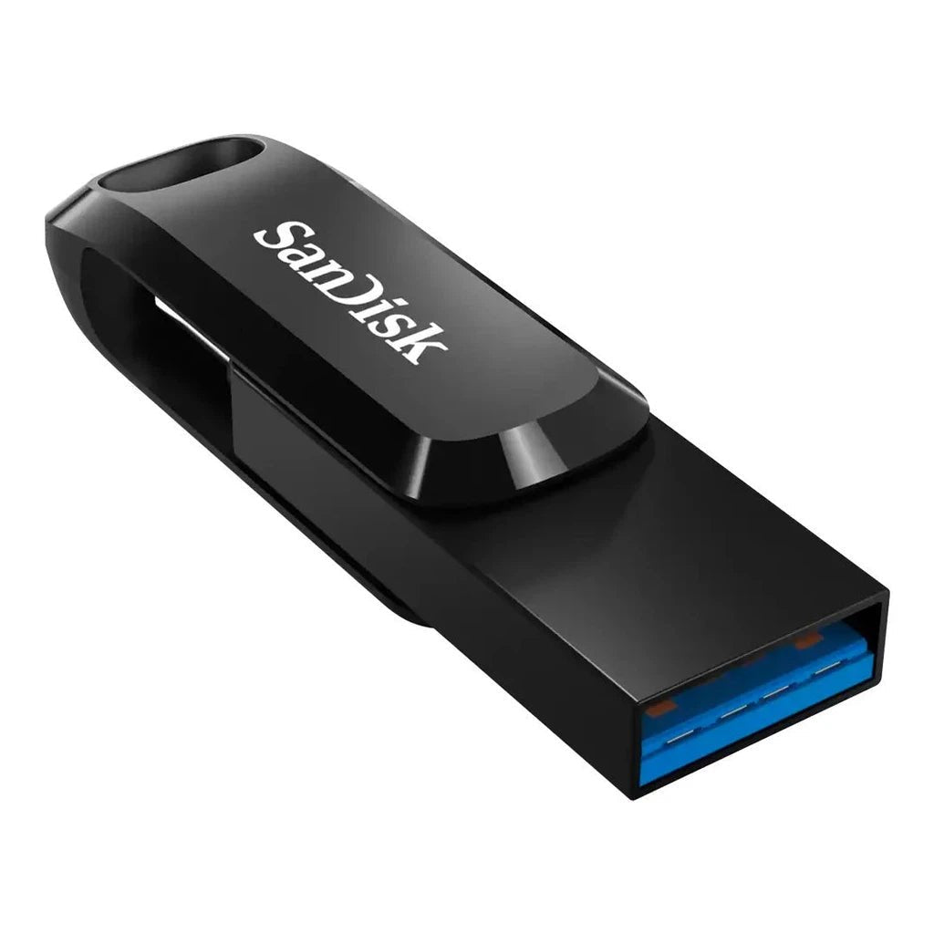 SanDisk Ultra Dual Drive Go Flash Drive - 32GB / Up to 400 MB/s / USB 3.2 Gen 1 / Type-C / Black Sandisk