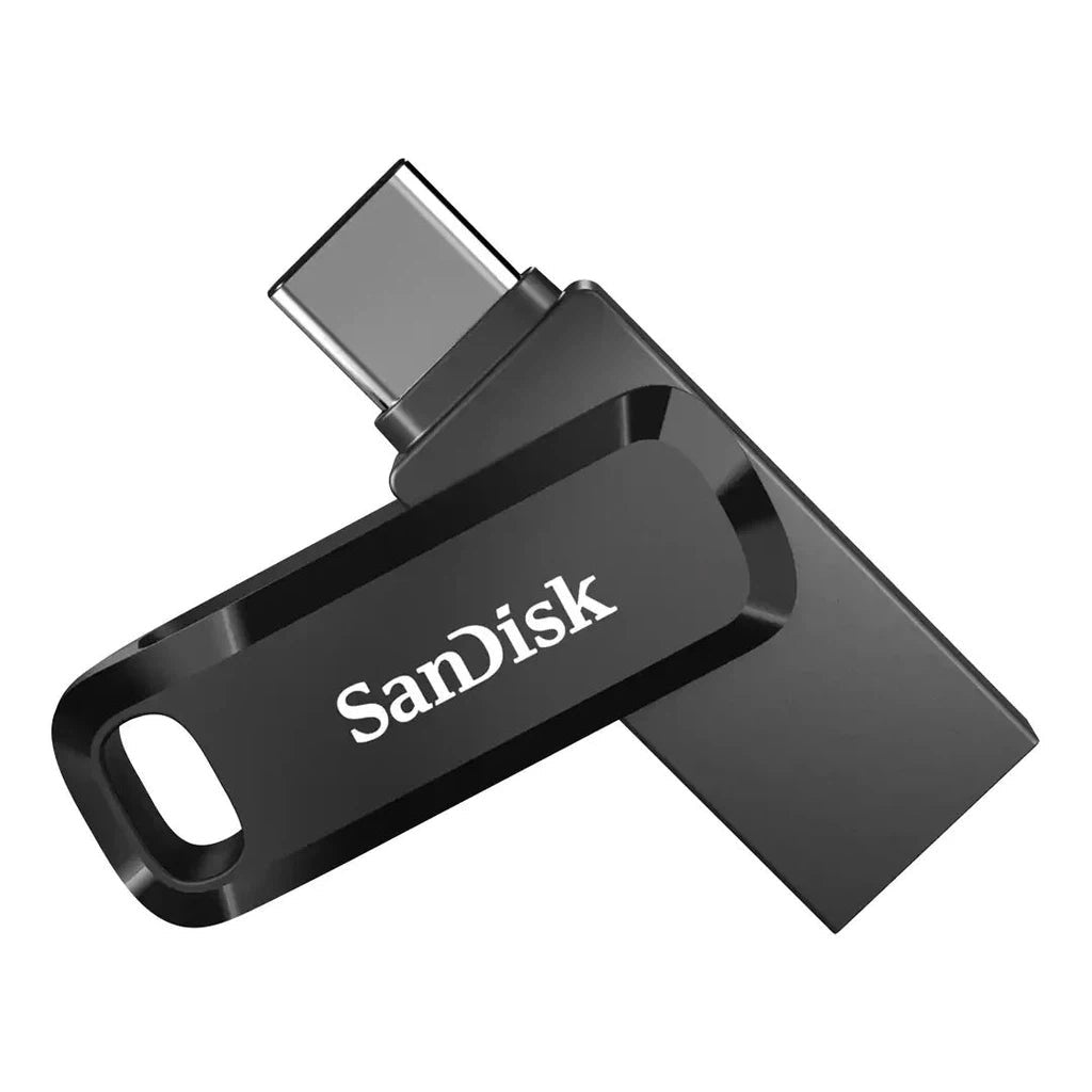 SanDisk Ultra Dual Drive Go Flash Drive - 32GB / Up to 400 MB/s / USB 3.2 Gen 1 / Type-C / Black Sandisk