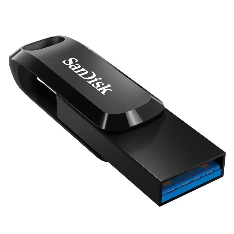 SanDisk Ultra Dual Drive Go Flash Drive - 64GB / Up to 300MB/s / USB 3.2 Gen 1 / Type-C / Black Sandisk
