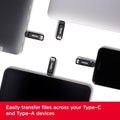 SanDisk Ultra Dual Drive Go Flash Drive - 64GB / Up to 300MB/s / USB 3.2 Gen 1 / Type-C / Black Sandisk