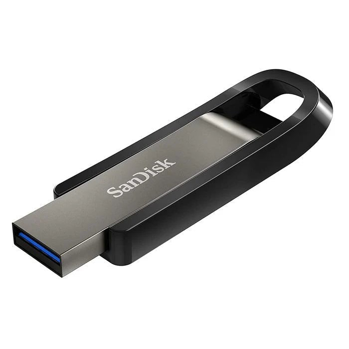 SanDisk Ultra Extreme Go Flash Drive – 128GB / USB 3.2 Gen 1 / Black and Silver Sandisk