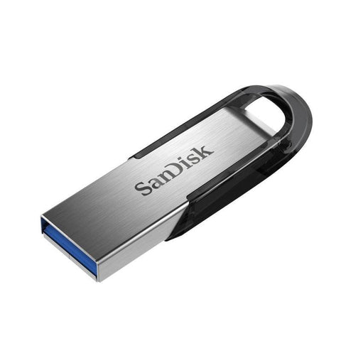 SanDisk Ultra Flair Flash Drive - 512GB / Up to 400 MB/s / USB 3.0 / Black and Silver Sandisk