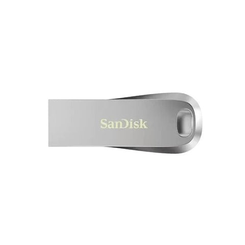 SanDisk Ultra Luxe Flash Drive - 128GB / Up to 400 MB/s / USB 3.2 Gen 1 / Silver-SDCZ74-128G-G46 Sandisk