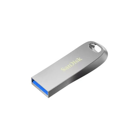 SanDisk Ultra Luxe Flash Drive - 128GB / Up to 400 MB/s / USB 3.2 Gen 1 / Silver-SDCZ74-128G-G46 Sandisk