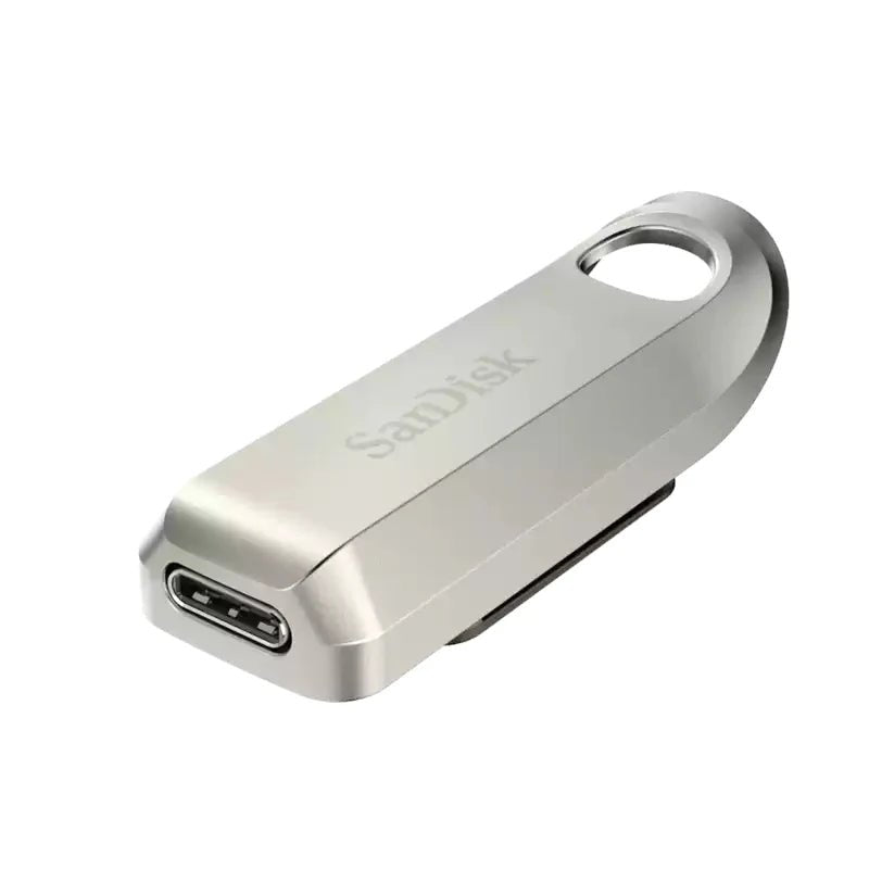 SanDisk Ultra Luxe USB Type-C Flash Drive - 128GB / Up to 400 MB/s / USB-C / USB 3.2 Gen 1 / Silver Sandisk
