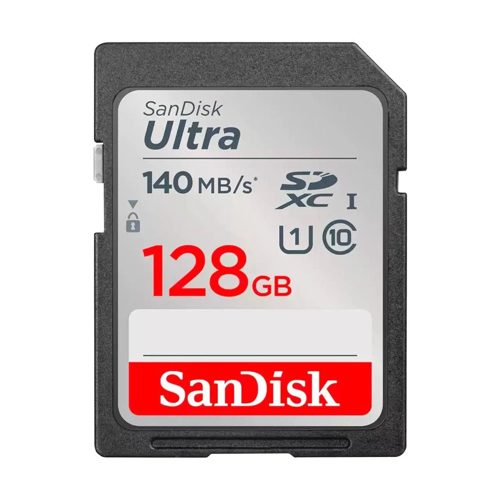SanDisk Ultra SDHC UHS-I card and SDXC UHS-I card – 128GB/ 140MB/s Sandisk